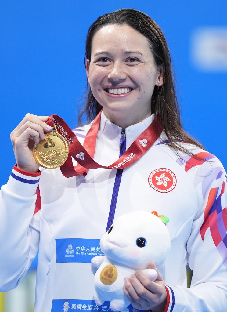 全运会 创造历史！何诗蓓摘香港队全运会游泳首金
